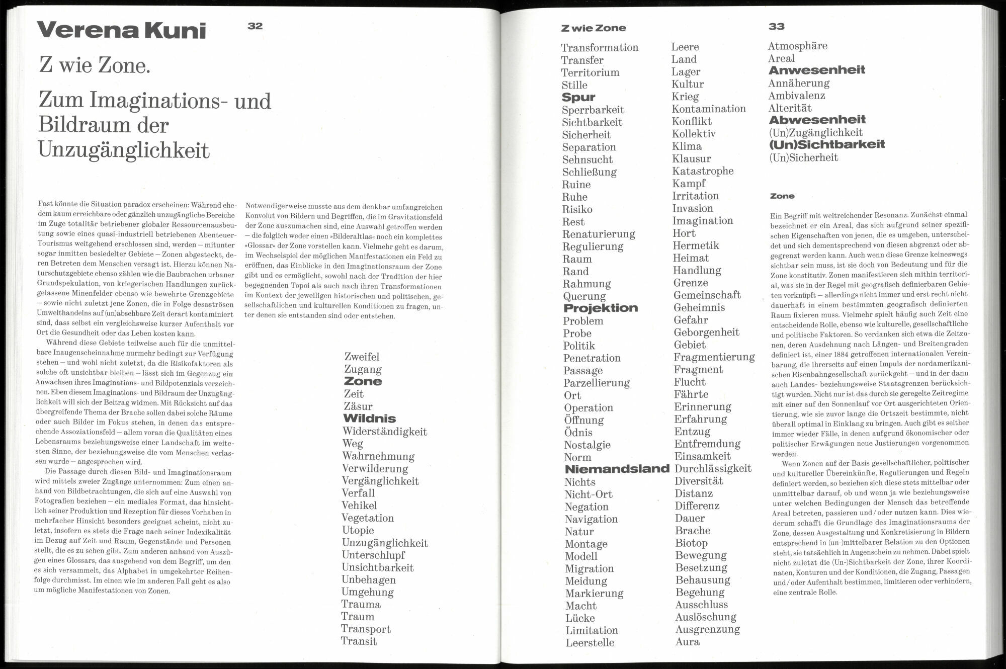 Ilinx Nr. 5: Brachen