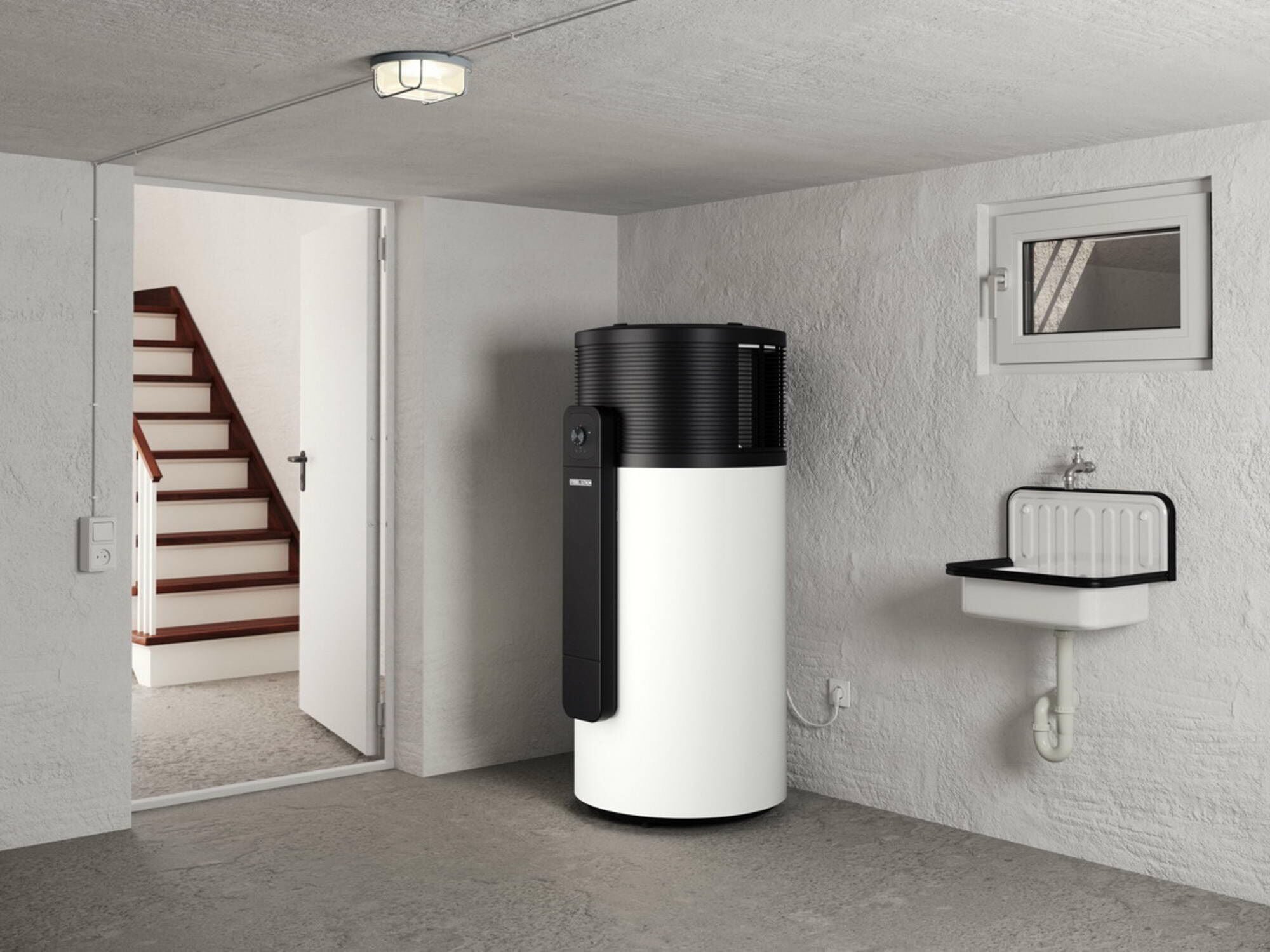 Die Warmwasser-Wärmepumpe WWK-I Plus von Stiebel Eltron lässt sich nicht nur komfortabel bedienen, sie besitzt auch eine hohe Effizienz und ist flüsterleise im Betrieb.