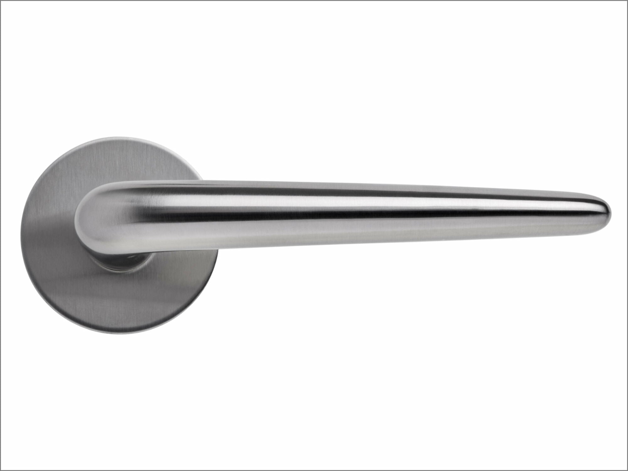 In Kooperation mit dem dänischen Hersteller Randi hat das skandinavische Designstudio AART Designers den Türgriff 1071 herausgebracht. Im Bild: Drücker 1071.00 Ausführung Edelstahl