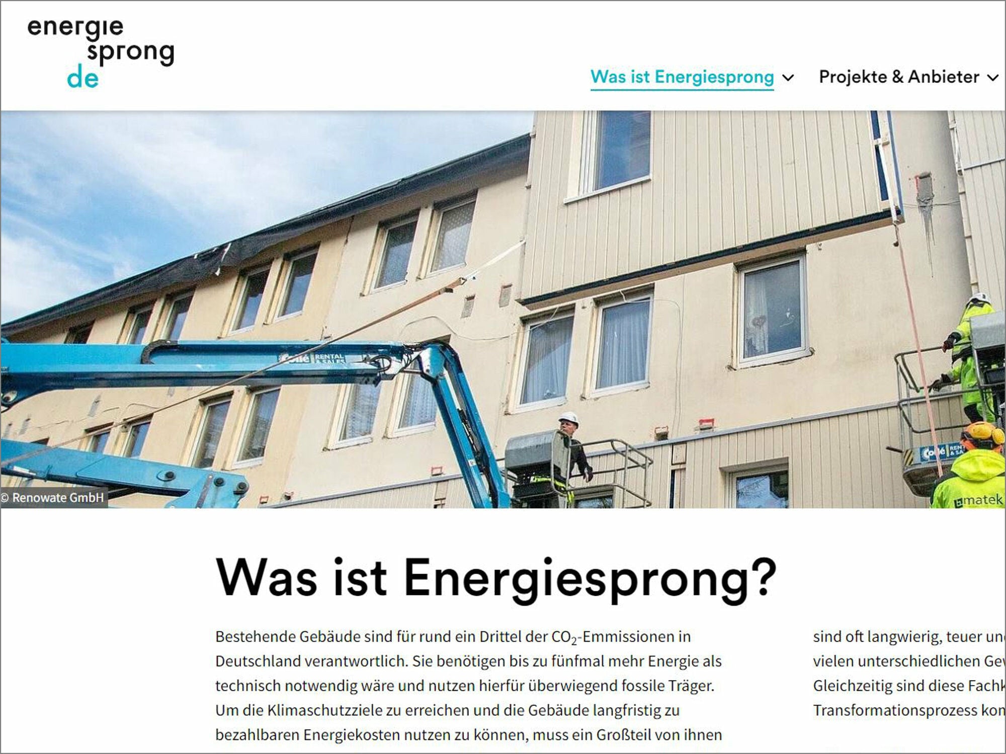 Energiesprong: serielle Sanierung