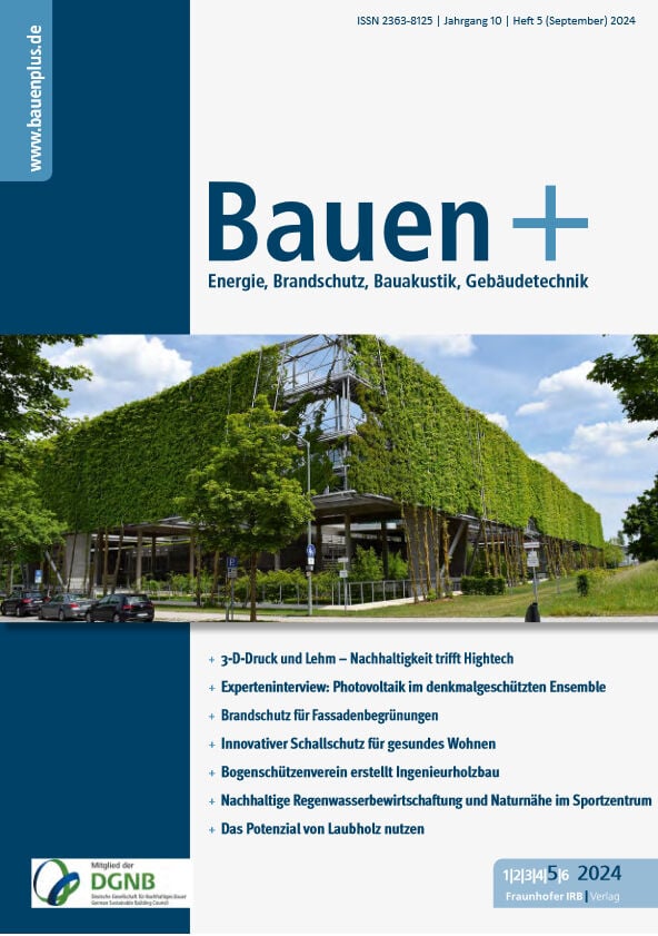 Brandschutz für Fassadenbegrünungen