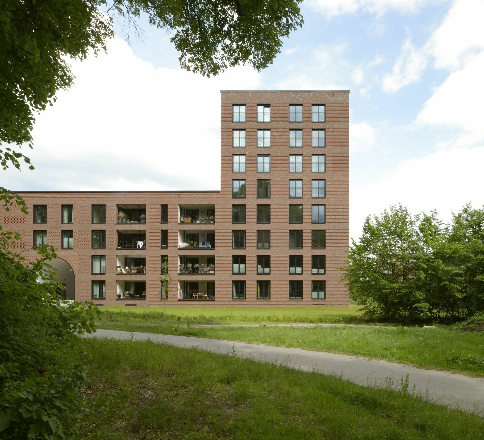 Das Baufeld 10 teilten sich die zwei Hamburger Architekturbüros Spine Architects und DFZ Architekten. 