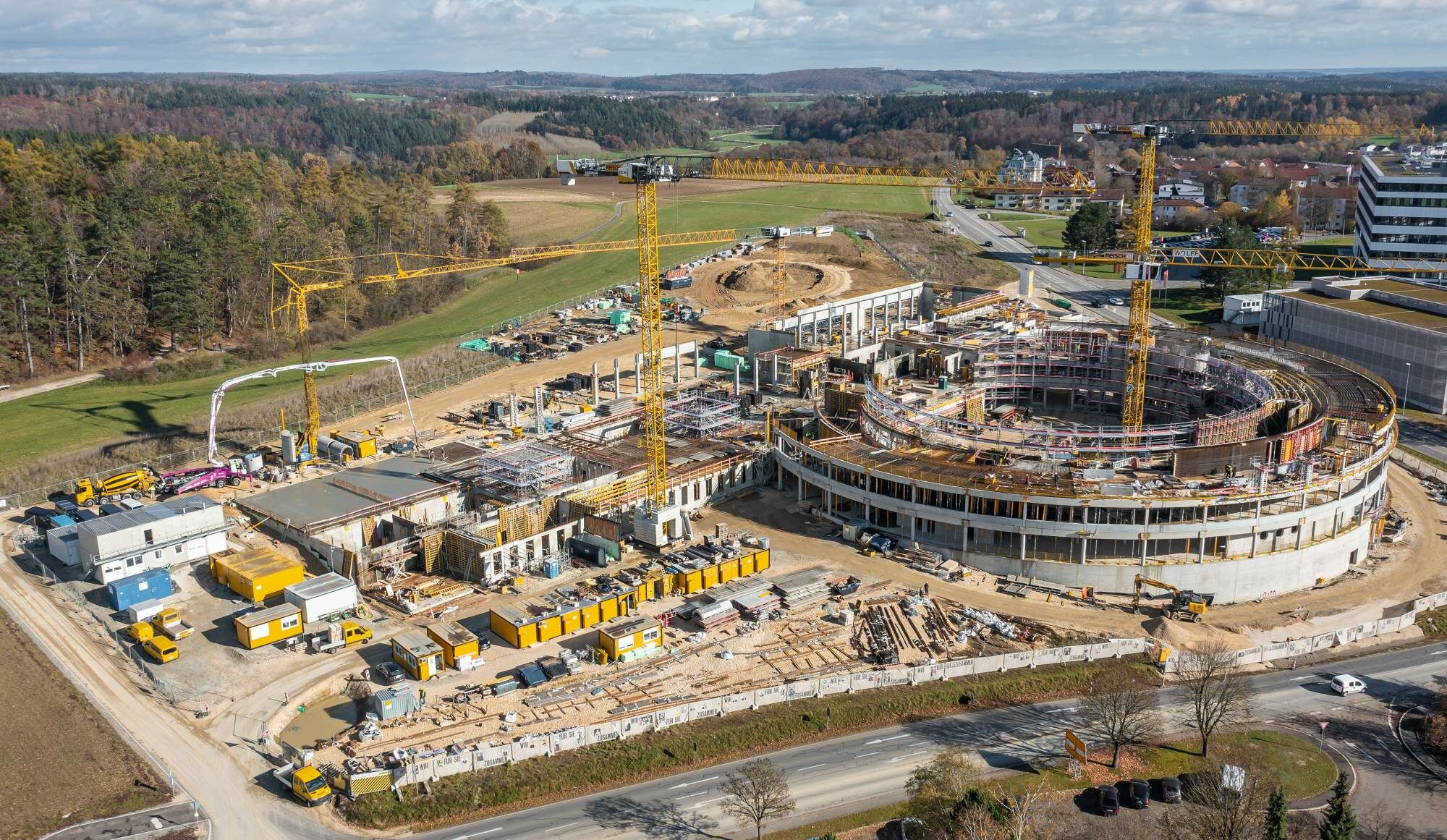 In nur 18 Monaten konnte der Rohbau für die derzeit größte Baustelle im Landkreis Sigmaringen fertiggestellt werden.