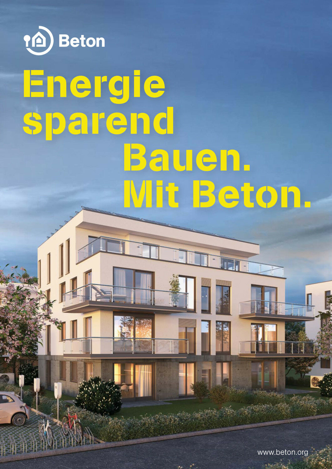 Im Herbst 2024 erschien die Broschüre „Energiesparend Bauen. Mit Beton.“ des Informationszentrums Beton (IZB).