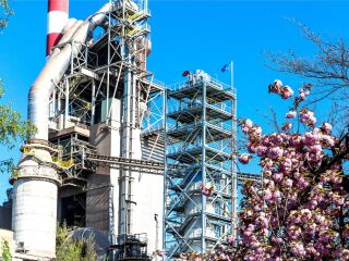 In der Beton- und Zementindustrie wird damit begonnen, Kohlendioxid mit Anlagen wie diesen abzuscheiden, zu komprimieren und abzutransportieren.