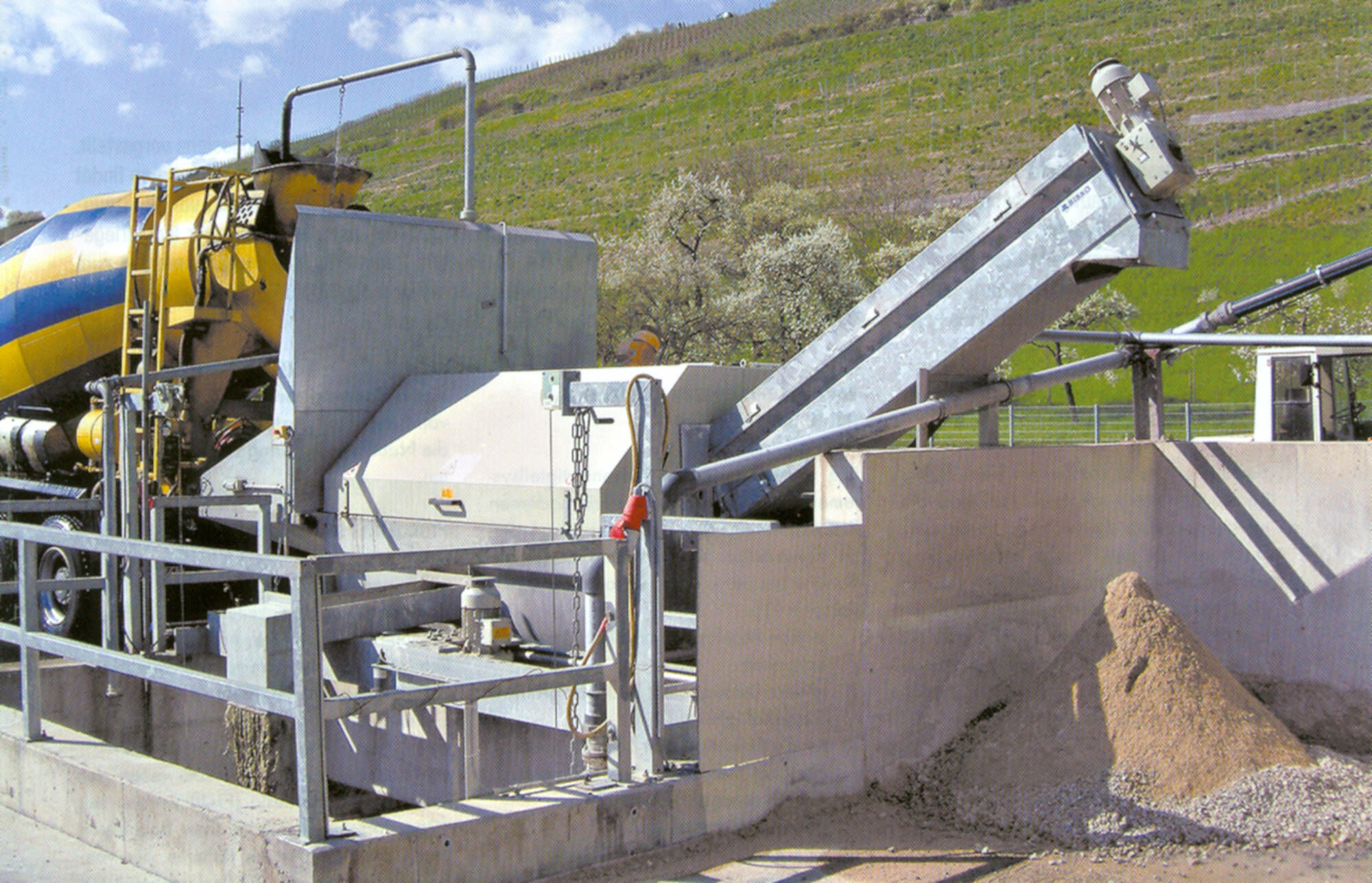 Eine Restwasser-Recyclinganlage