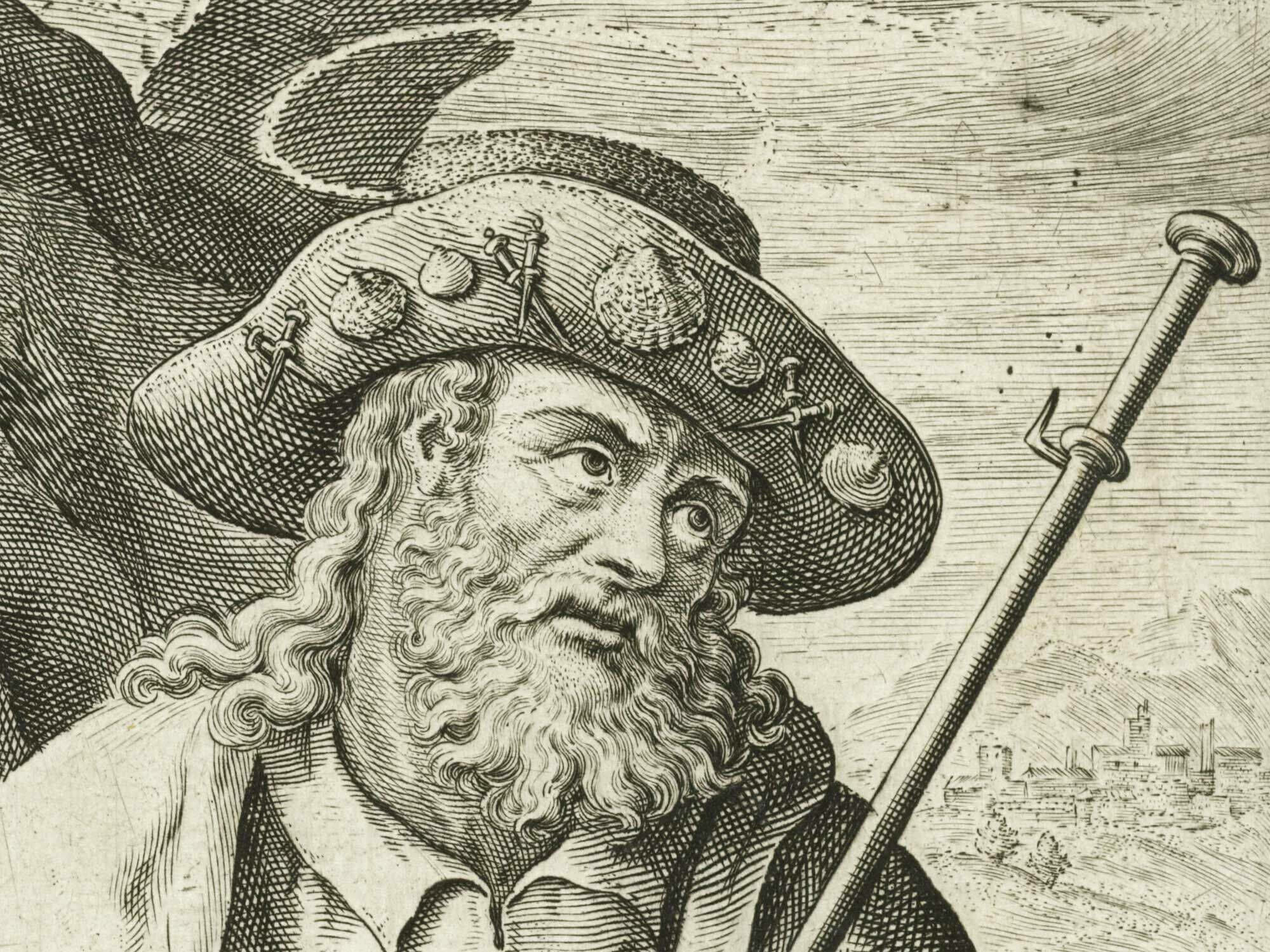 Die Muschelart ist nach dem Apostel Jakob benannt, der sie an seinem Hut oder an seinem Gewand trägt, und ist als dessen festes Attribut ein Bestandteil der christlichen Ikonographie.