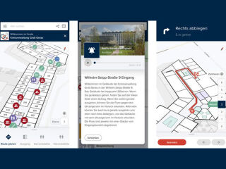 Die Anwendung ist sowohl über die App, sowie über die Website des Betreibers verfügbar.