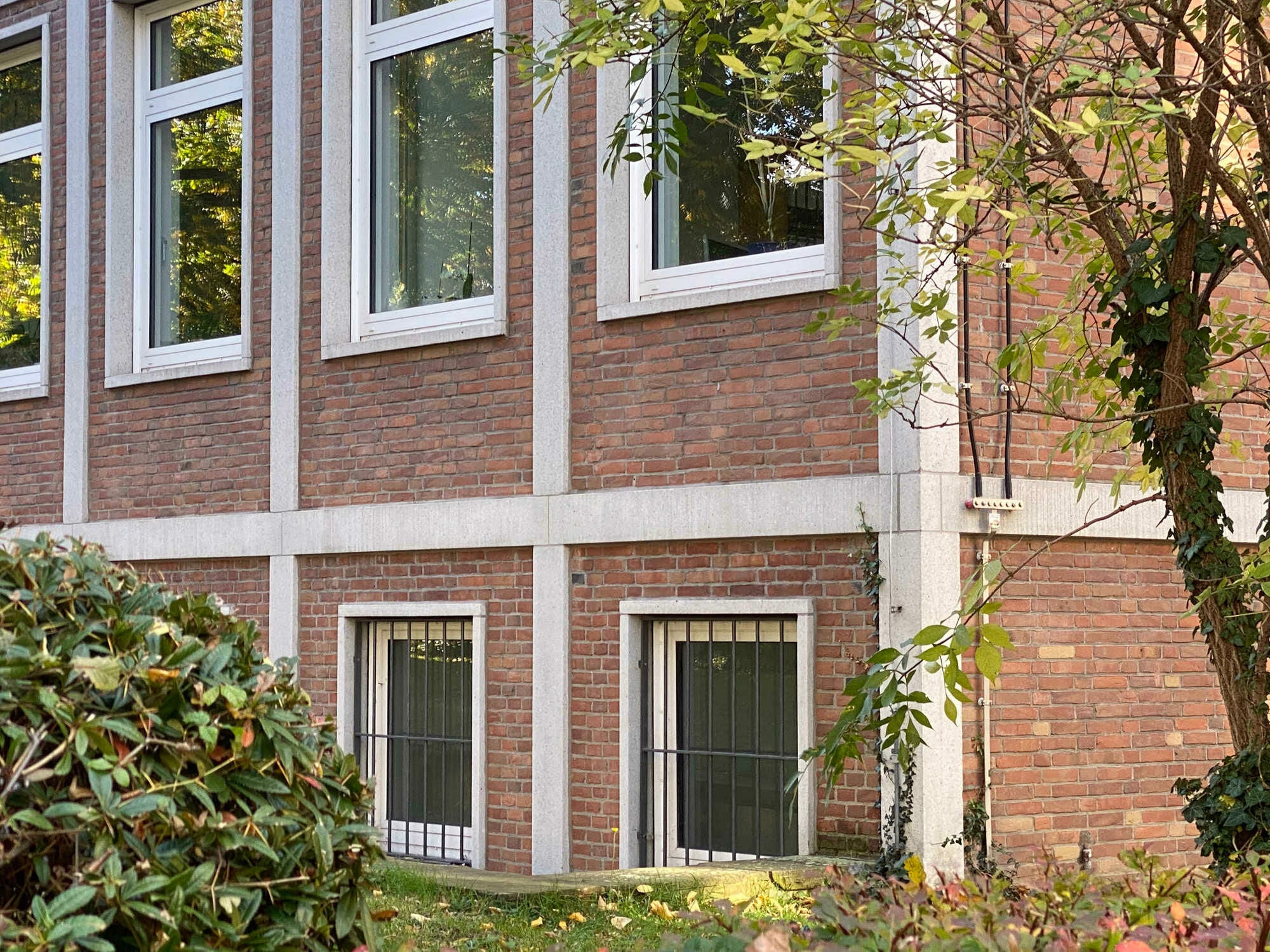 Ausfachungsmauerwerk in Stahlbetonskelettbau