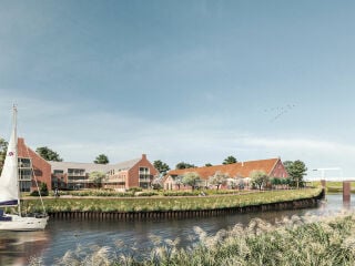 An der Harle im ostfriesischen Carolinensiel planten Angelis und Partner das Hotel Noord.