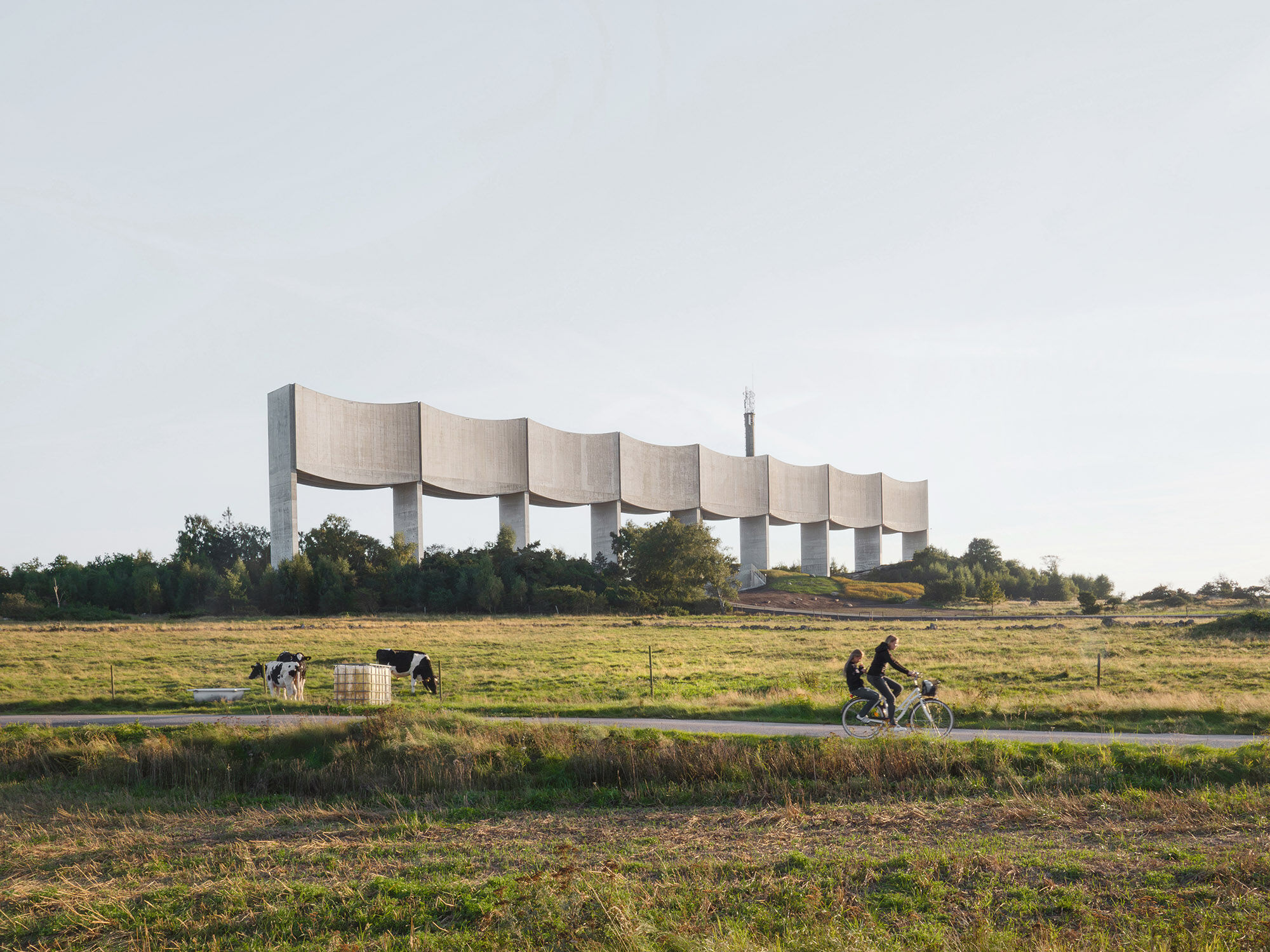 187 Meter lang und neun Meter tief – Varbergs neuer Wasserturm „Våga“ soll ein Wahrzeichen der Gemeinde werden.