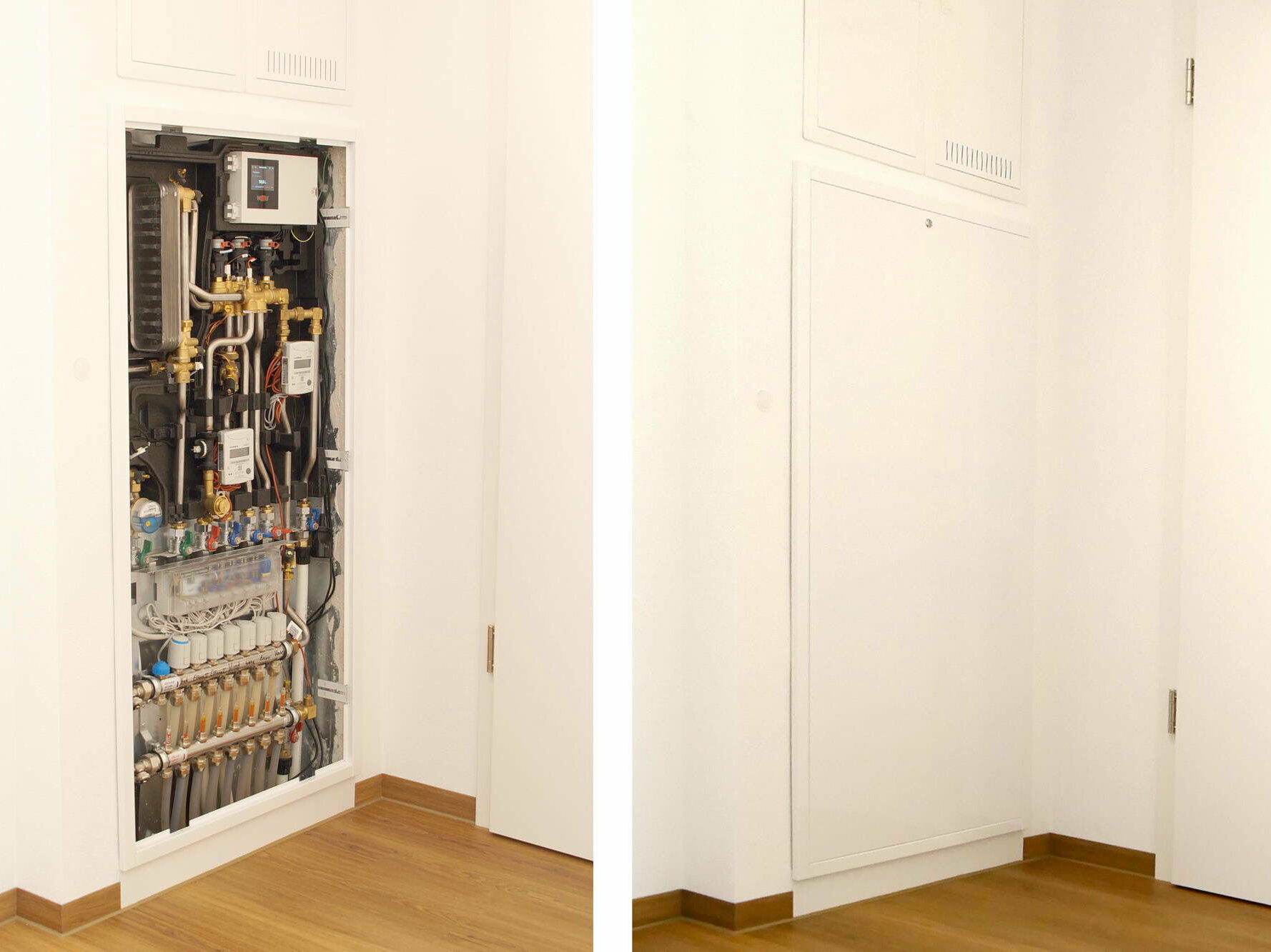 Wenn eine Wärmepumpe als Wärmeerzeuger für die Warmwasserversorgung in einem Mehrfamilienhaus vorgesehen ist, bieten Wohnungsstationen eine besonders geeignete Systemlösung.