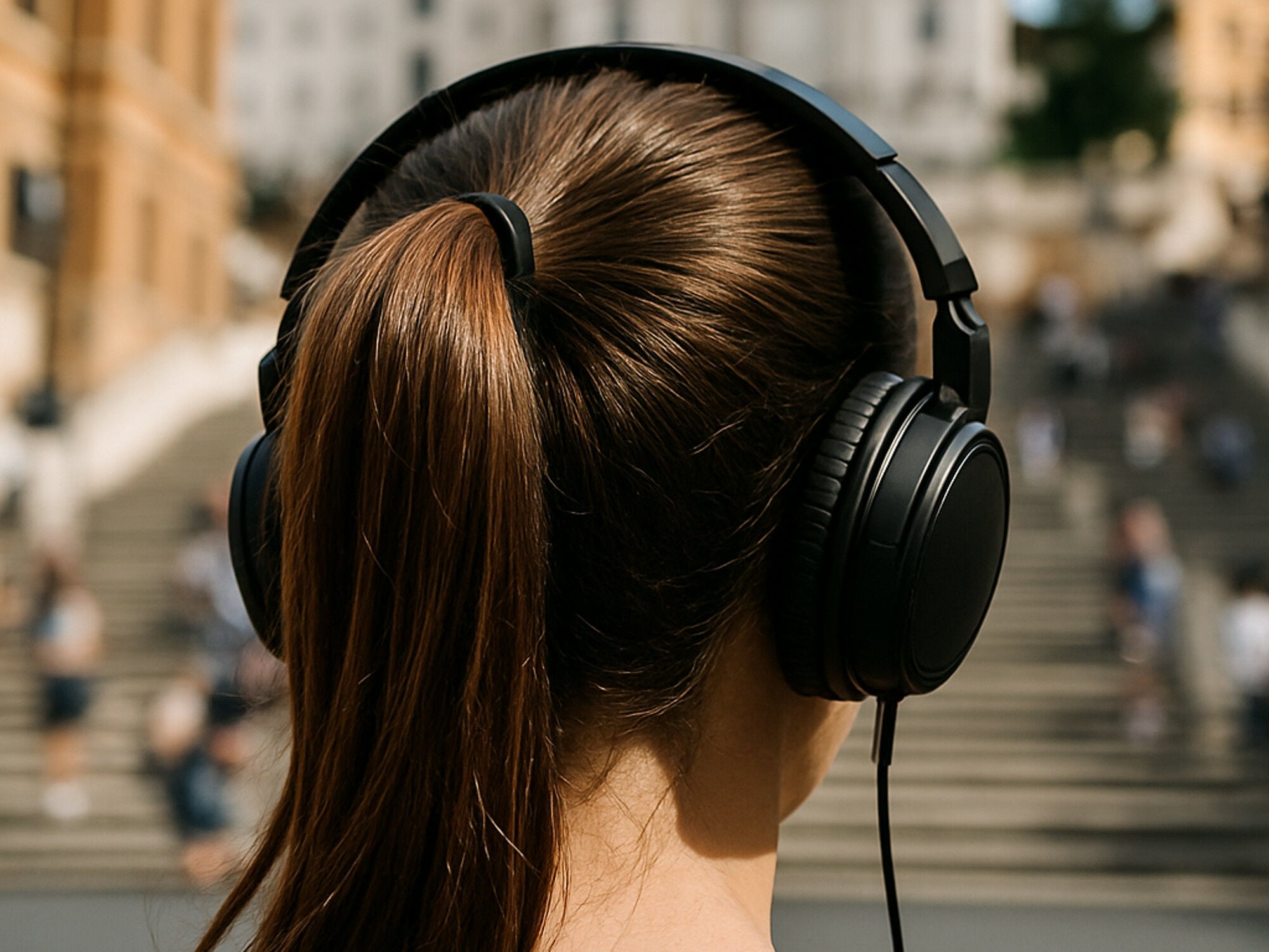 Ein Podcast macht Treppen erlauschbar.