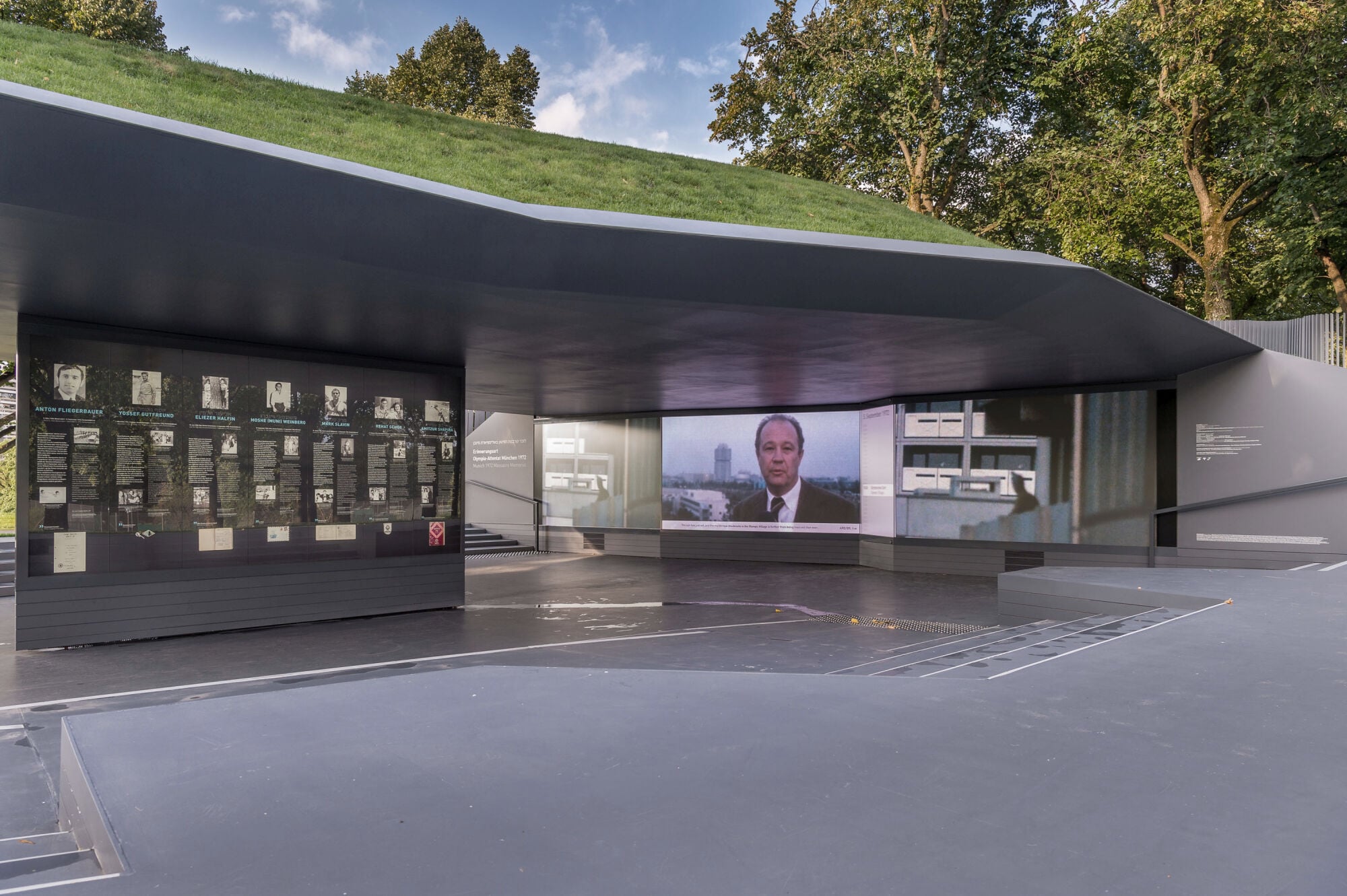 Statt monumentaler Architektur zeigt die Gedenkstätte eher Zurückhaltung.
