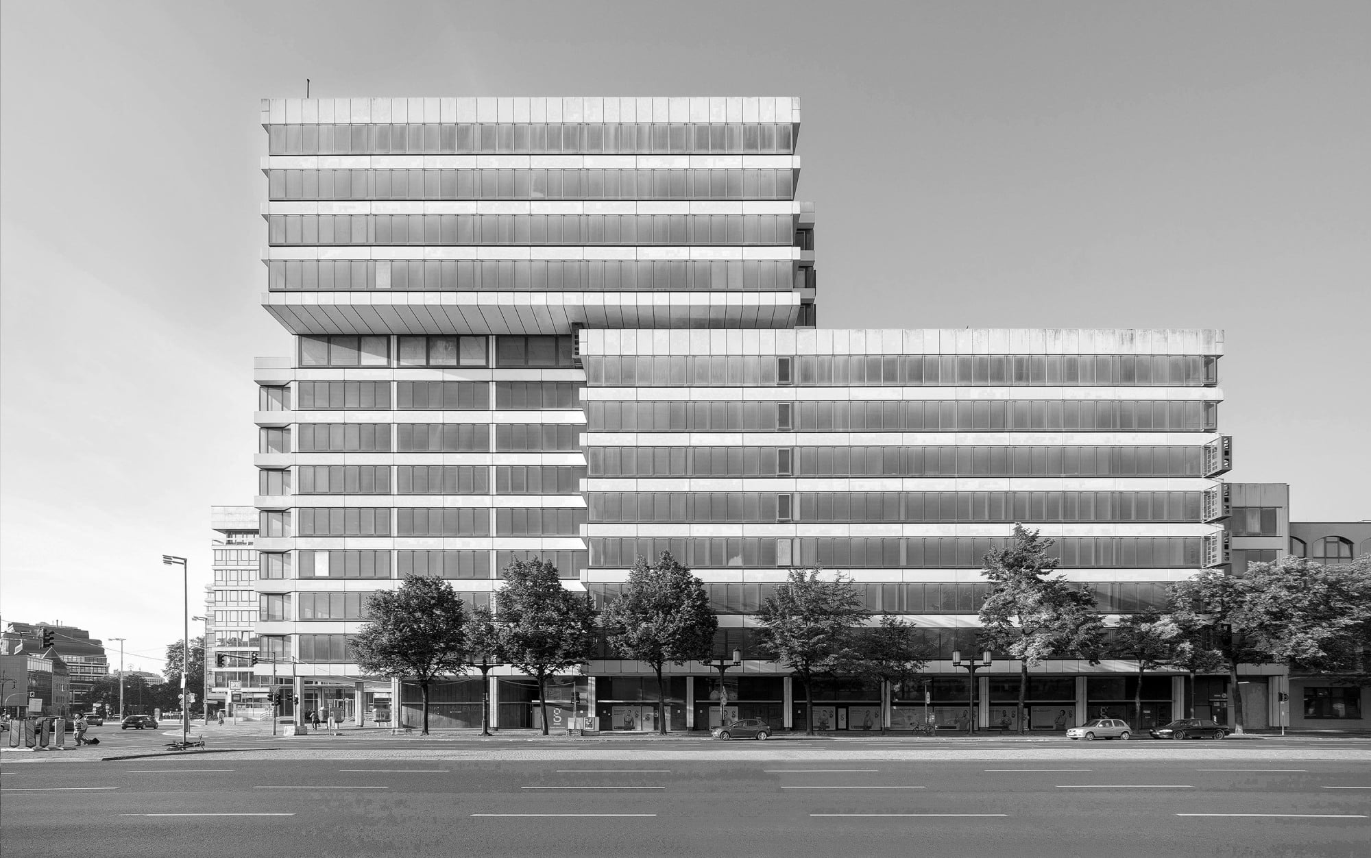 Die Fassade wurde bestandsorientiert ersetzt.