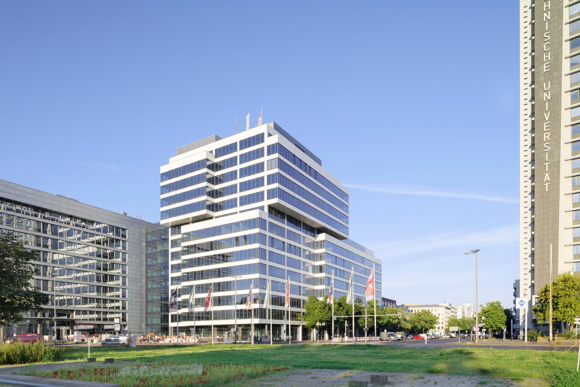 Mit dem Postgebäude-Entwurf war Architekt Bernhard Binder vom Plan für den Ernst-Reuter-Platz abgewichen.