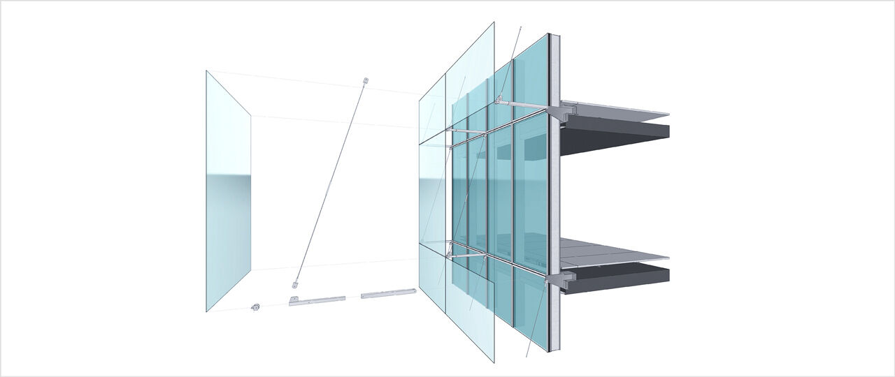 Verbundplatten aus Kunststoffkern und Dünnglas-Deckschichten haben ein geringes Eigengewicht