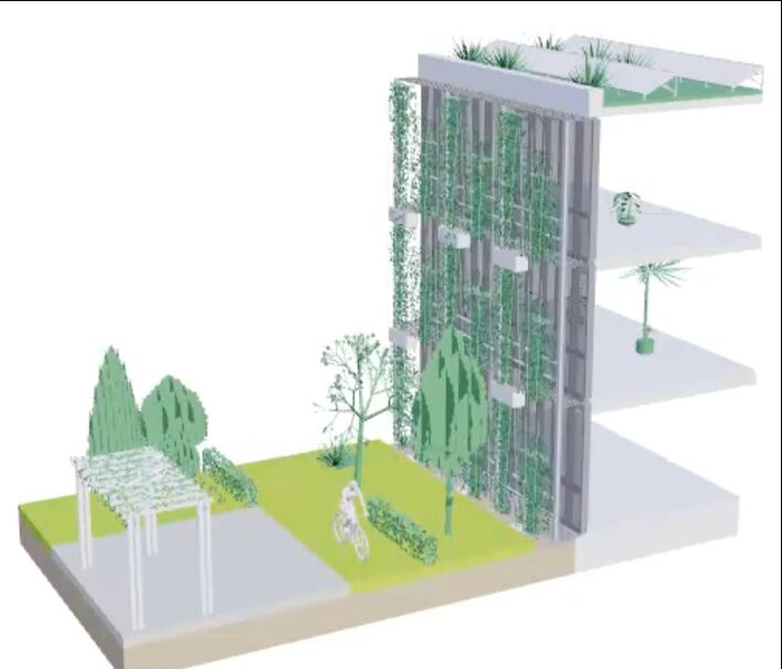 Im Zuge der Forschungsprojekte entstand ein von AEE Intec entwickelter Building Twin Online Viewer zur Datenvisualisierung und zum (Echtzeit-) Monitoring für Projekte in der Grünen Branche.