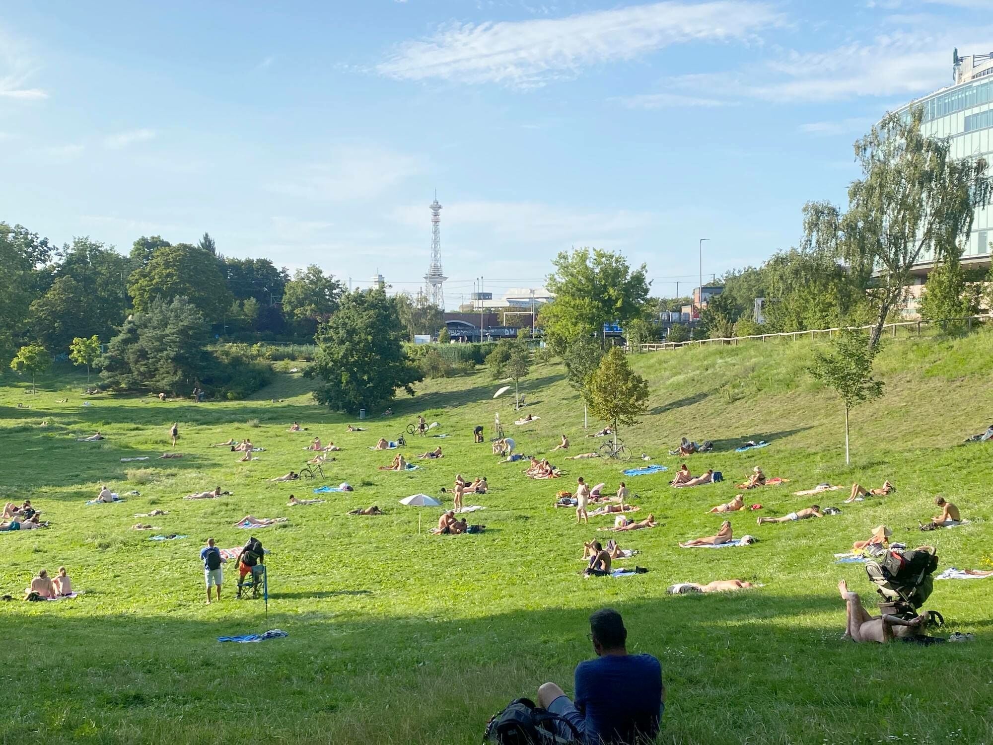 Der Halensee, Berlin im Sommer.