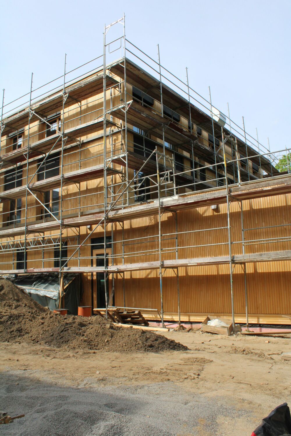 Auch innerstädtisch ist mehrgeschossiges Bauen in Holz möglich.