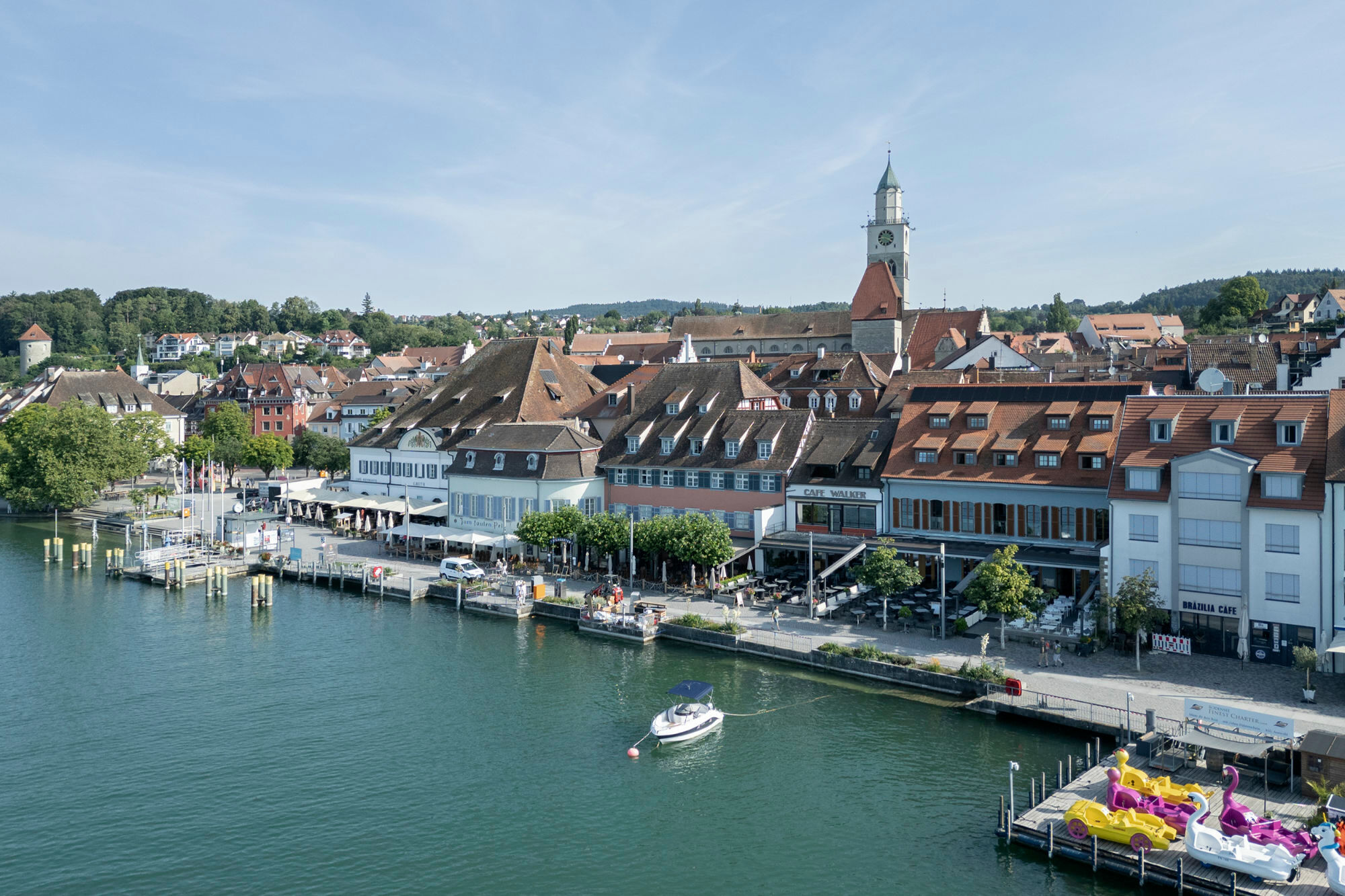 Blick auf die besondere Lage am Bodensee