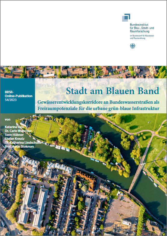 Das Heft des BBSR liefert Hintergrundwissen darüber, wie ökologische Gewässer- und Stadtentwicklung vereint werden können.