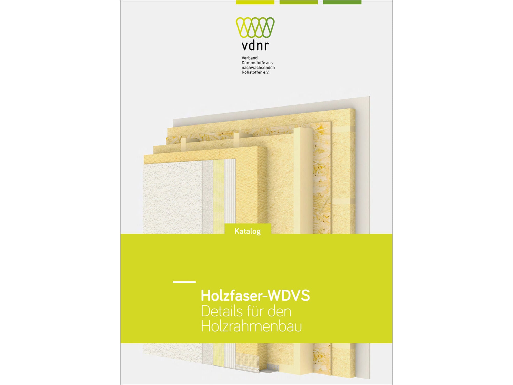 Mit der Publikation stellt der vdnr wesentliche Einzeldetails für die Anwendung von Holzfaser-WDVS Details für den Holzmassivbau zur Verfügung.
