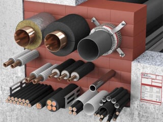 Beispiellösung: Brandschottung bei der Kabel- und Rohrverlegung mit Brandschutzsteinen
