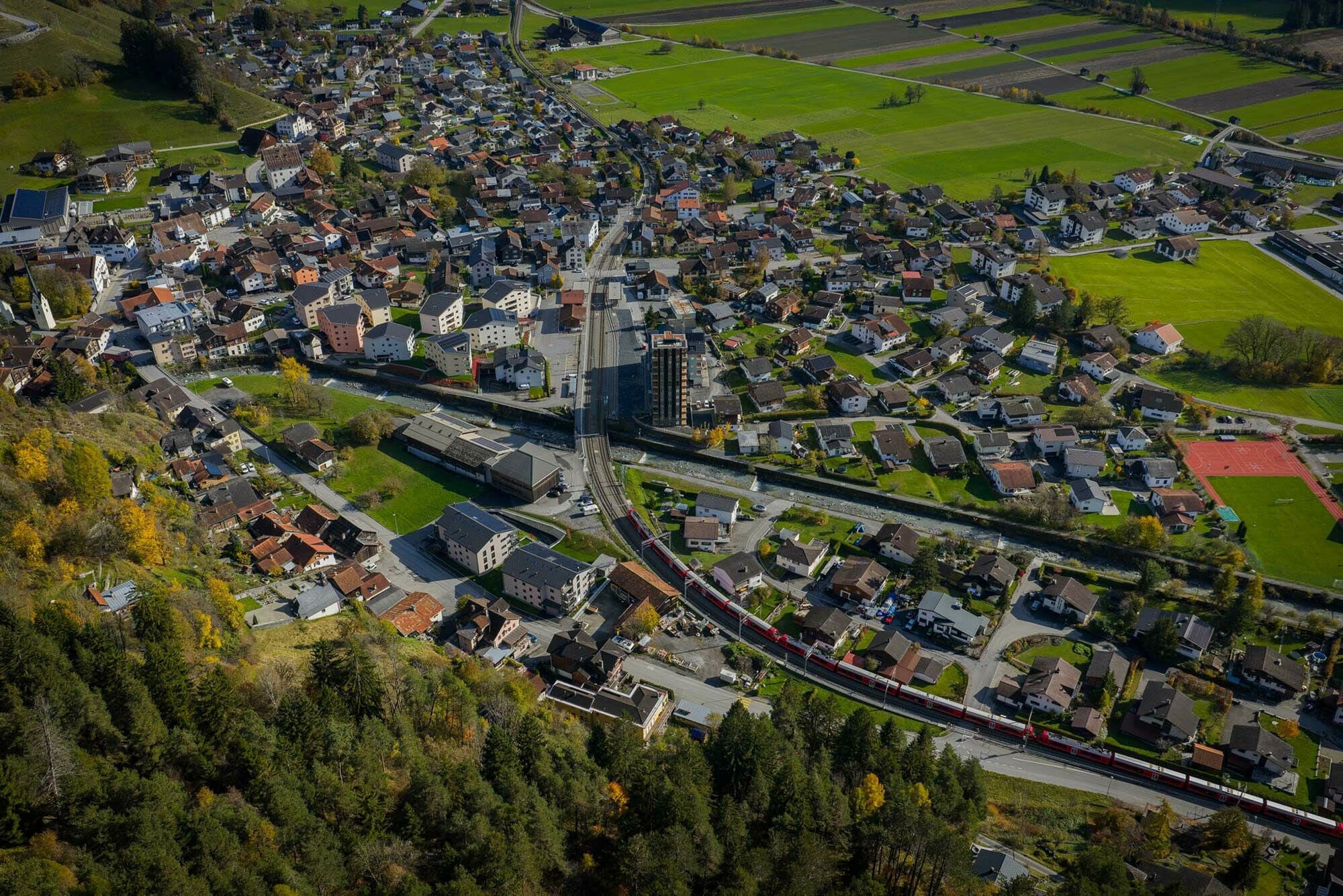 Wunderbar Hauptstadt Von Graubnden Bild
