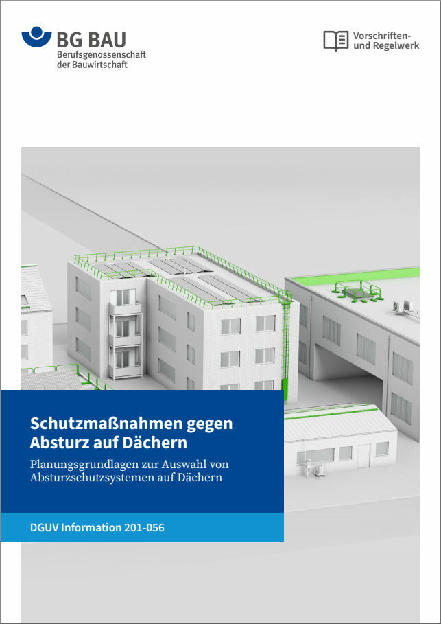 Schutzmaßnahmen gegen Absturz auf Dächern