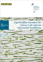 2024 erschien der Baschlussbericht des Forschungsprojekts „Algenbiofilm-Fassaden für reinere Luft und ein verbessertes Stadtklima“.