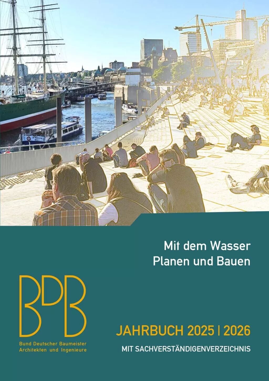 Das neue Jahrbuch des BDB widmet sich Fragen der Stadtentwicklung in Zeiten von Klima- und Wasserkrise.