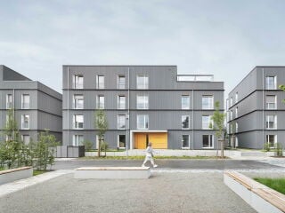 Das Quartier Auwiesen in Wangen im Allgäu ist nicht nur ökologisch und energieeffizient, sondern soll auch ein lebendiges und funktionierendes nachbarschaftliches Miteinander fördern.