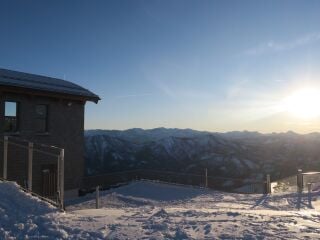 Süßwasser wird im Winter in Form von Schnee und Eis gespeichert.