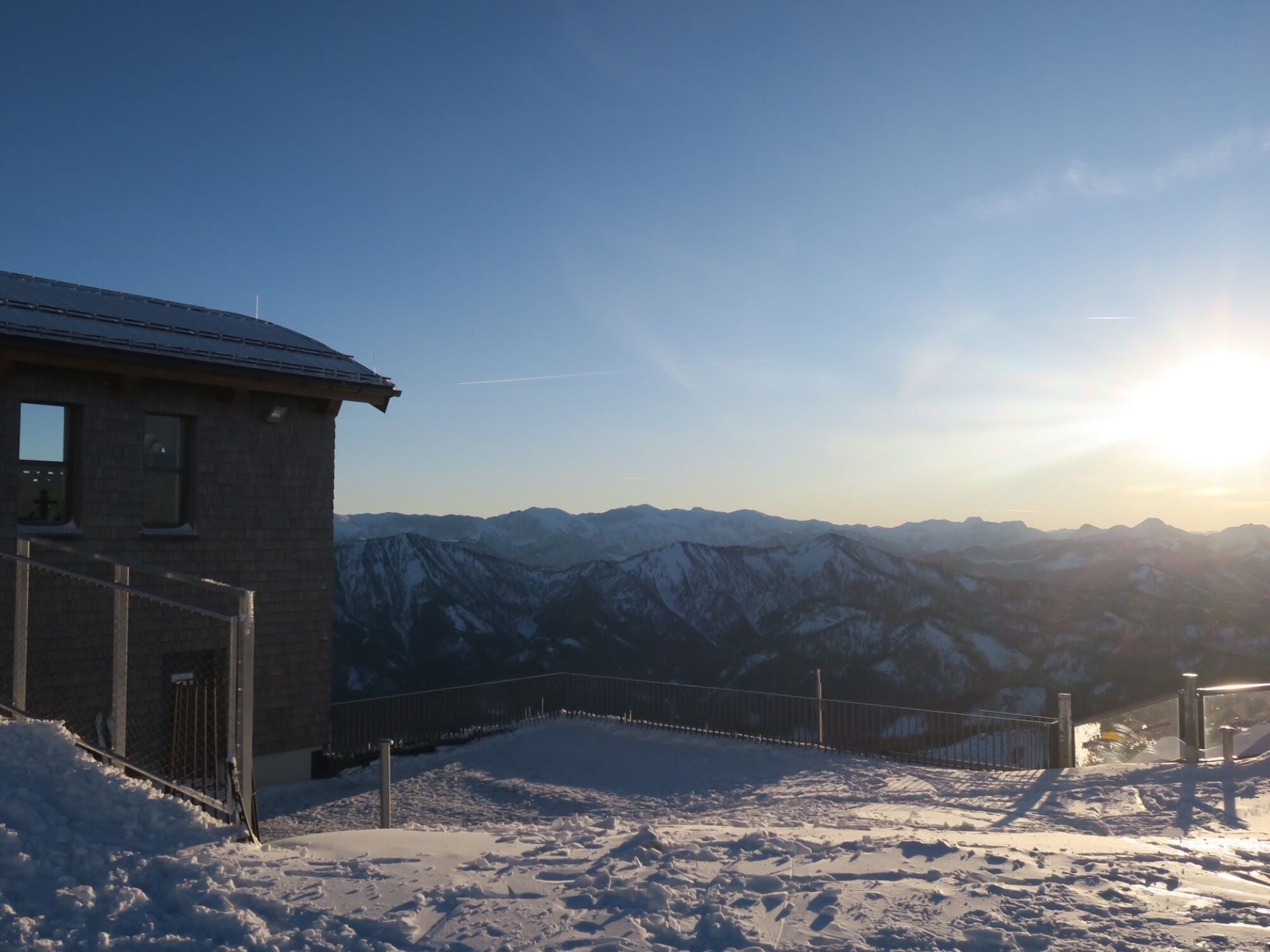 Süßwasser wird im Winter in Form von Schnee und Eis gespeichert.