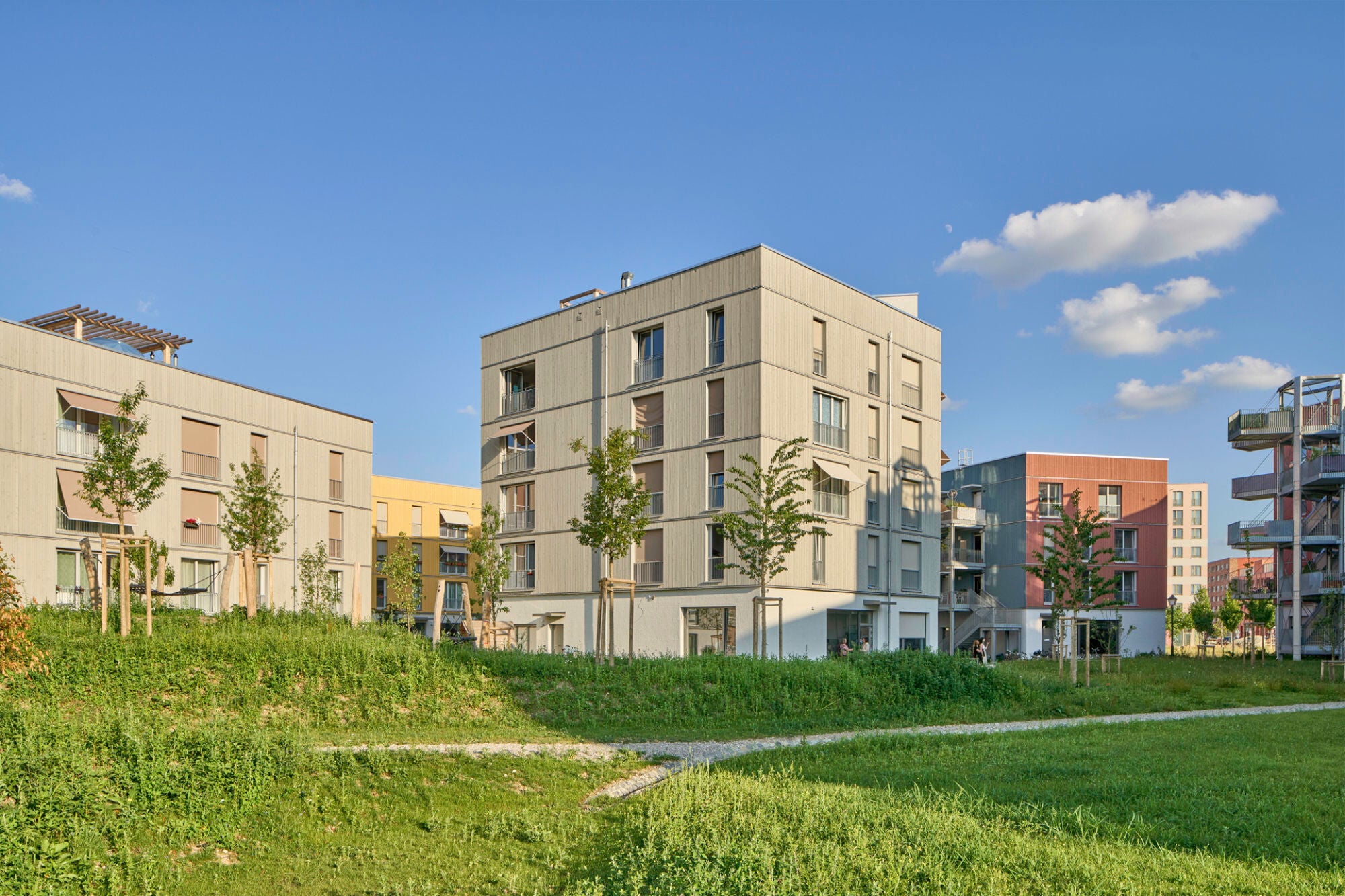 Entworfen wurde die neue Nachbarschaft vom Wiener Architekturbüro AllesWirdGut.