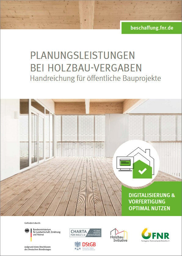 Planungsleistungen bei Holzbau-Vergaben  