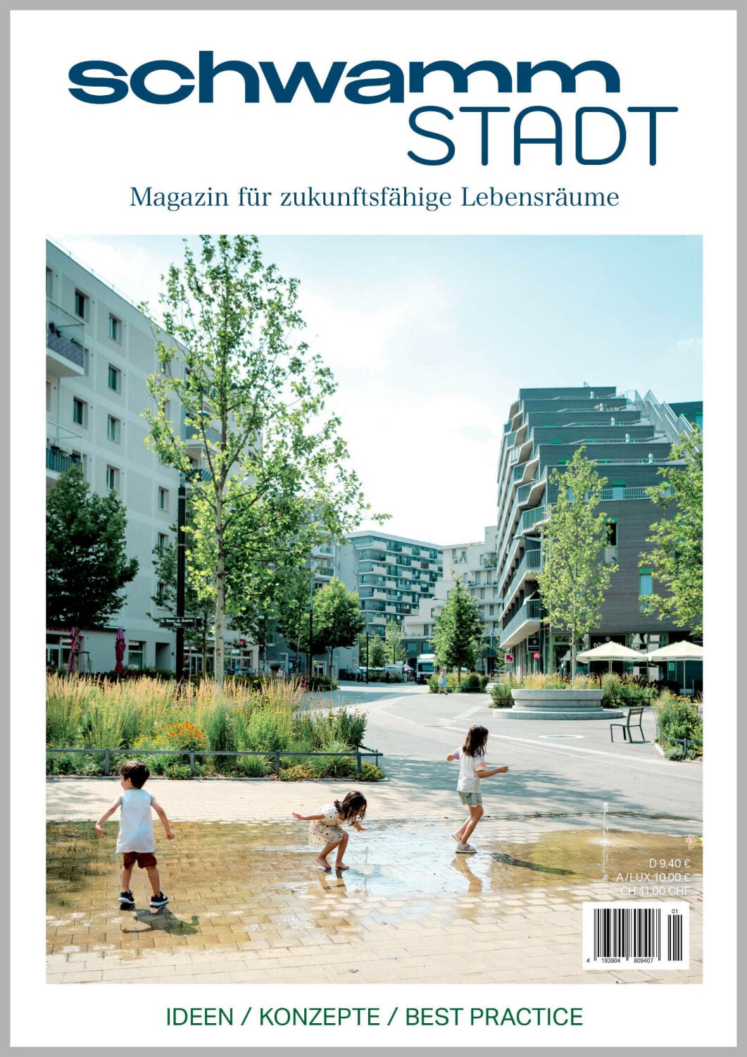 Die Publikation versammelt 20 Fach- und Gastbeiträge, die das Thema Schwammstadt beleuchten.
