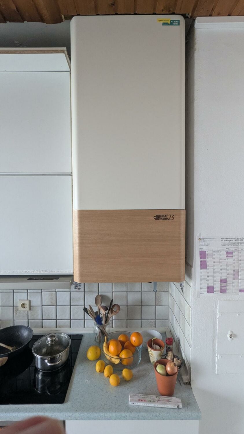 Die Inneneinheiten der Geräte sind kaum größer als herkömmliche Gasthermen.