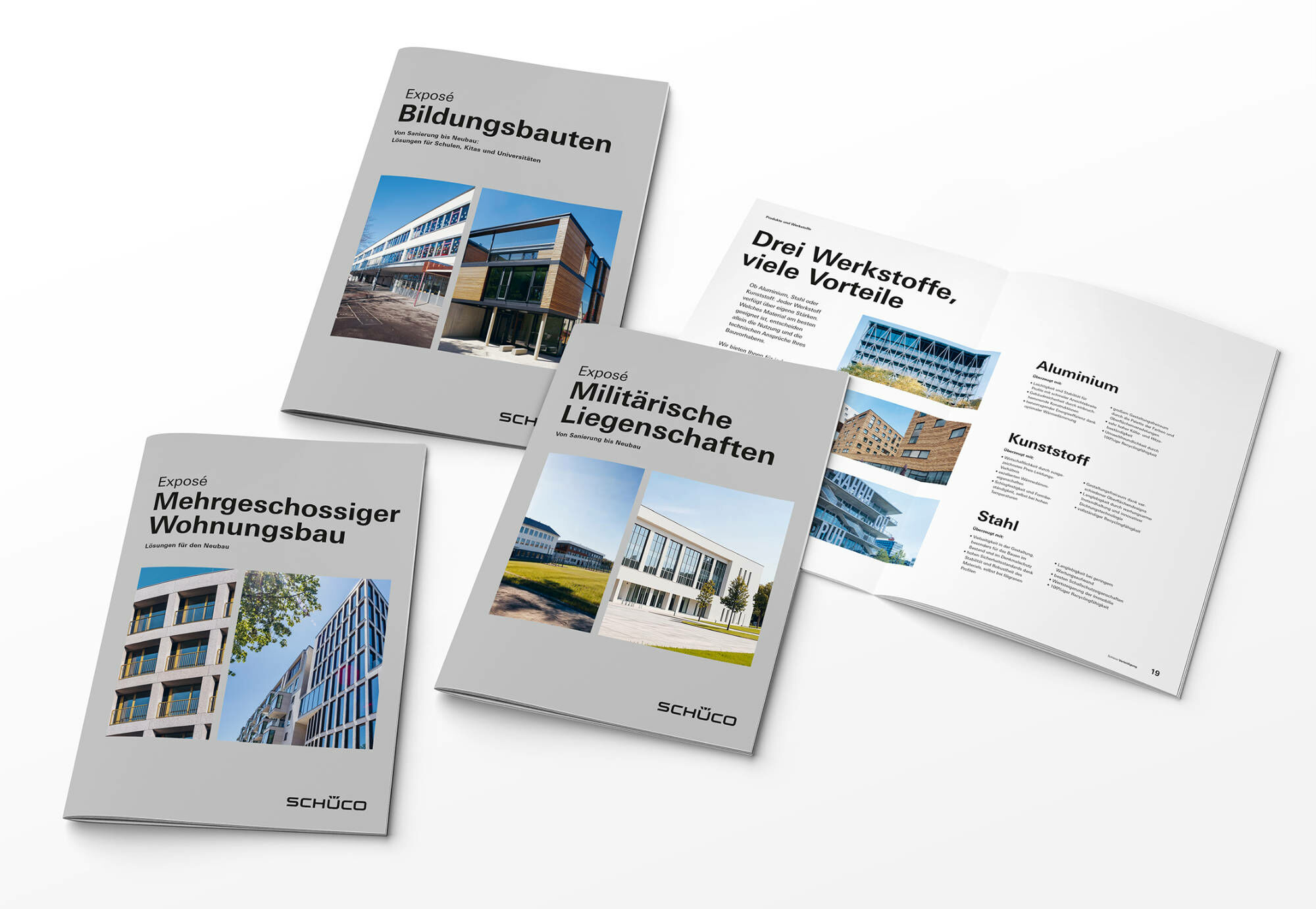 Inhaltlich adressiert sie unterschiedliche Objektklassen, darunter Bildungsbauten, Wohngebäude und militärische Liegenschaften.