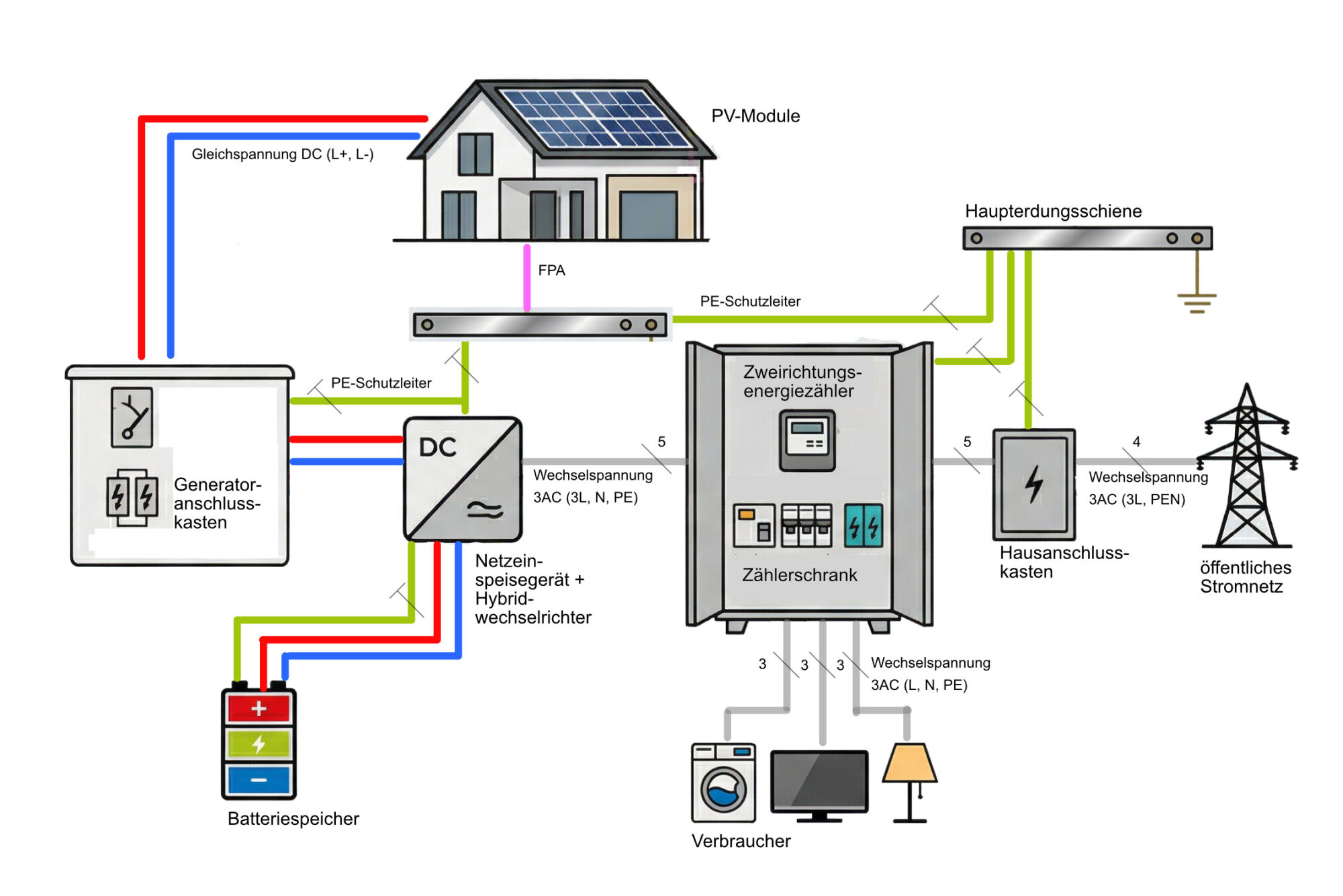 Aufbau Und Funktion Von Photovoltaikanlagen Elektro 