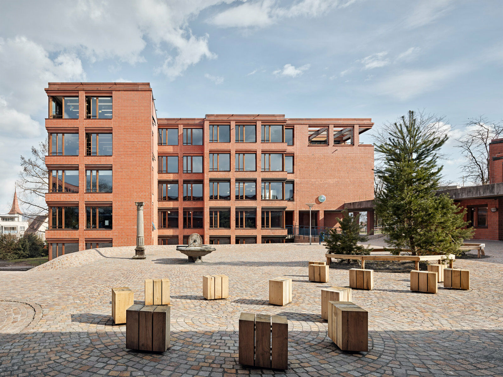Baumgartner Loewe Architekten | Sanierung und Erweiterung Schulanlage Röhrliberg Cham | Einreichung im Rahmen des Erich-Mendelsohn-Preises 2023 für Backstein-Architektur