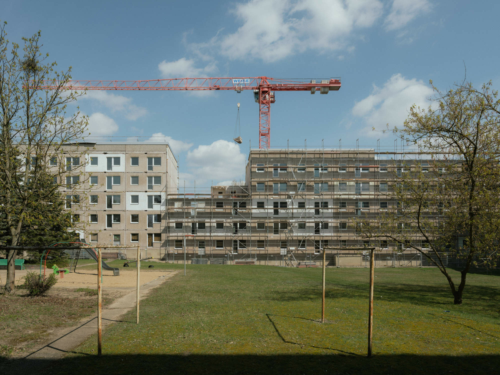 Durch den Umbau schrumpft der Bestand von 80 auf 30 Wohnungen, die jedoch deutlich abwechslungsreicher sind.