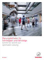 Diese Publikation bietet einen Einstieg in die Planung von Fahrtreppen und Fahrsteige.