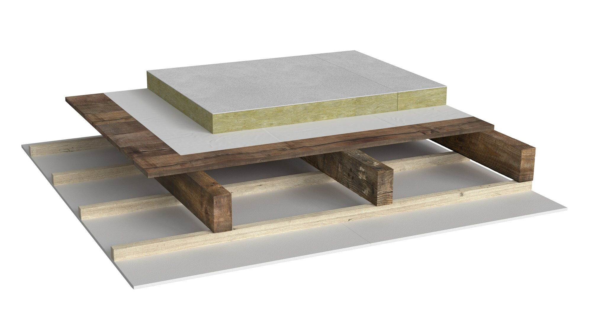 Die zementös beschichtete „Tegarock Premium“ trägt dauerhaft Lasten bis zu 100 kg/m². 