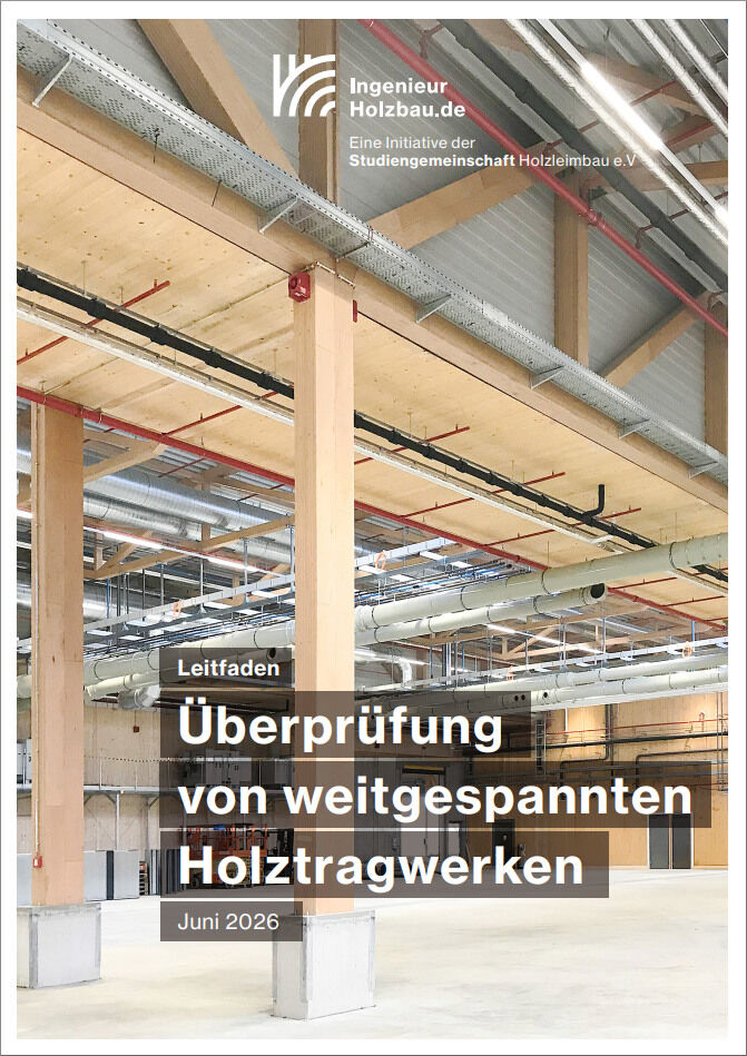 Überprüfung von weitgespannten Holztragwerken