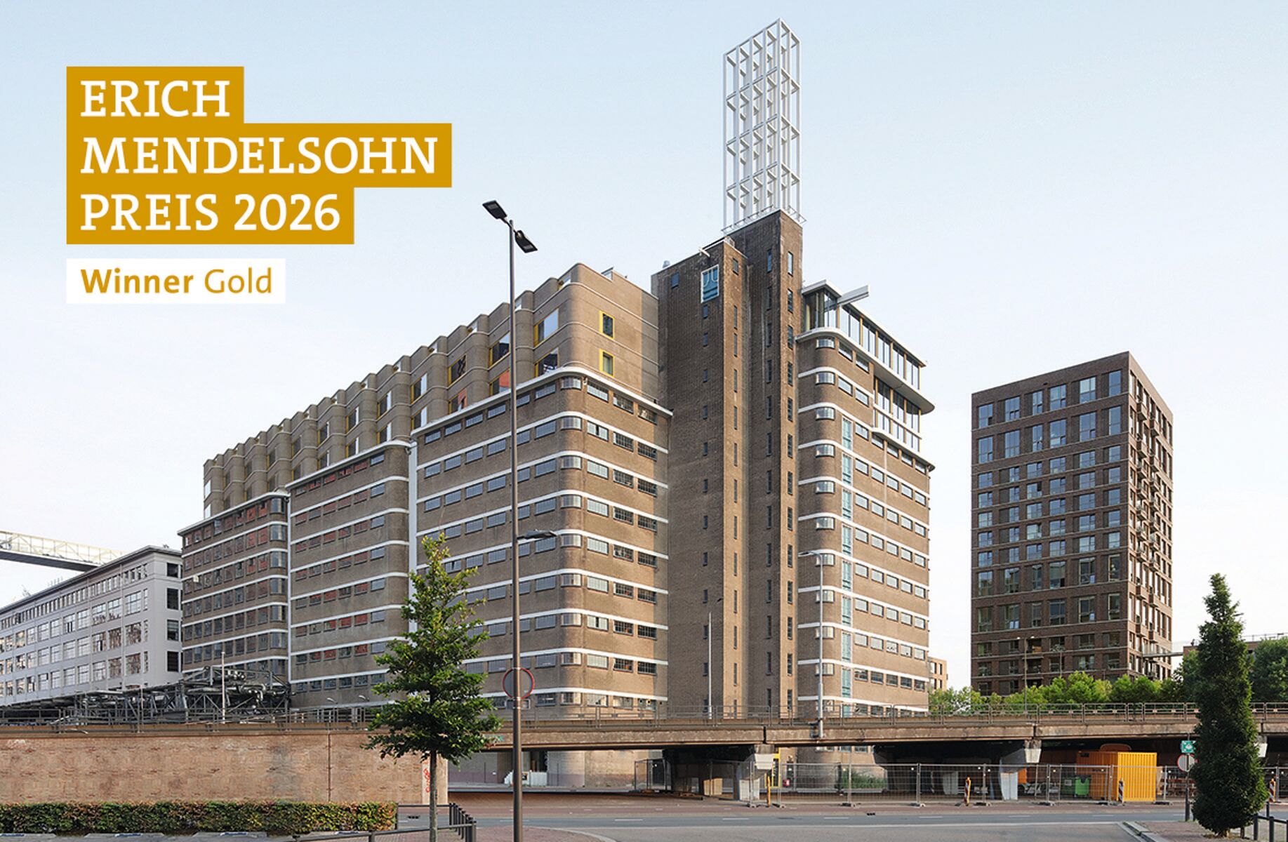 Winner Gold in der Kategorie Wohnungsbau/Geschosswohnungsbau: Veemgebouw in Eindhoven von Caruso St John Architects, London