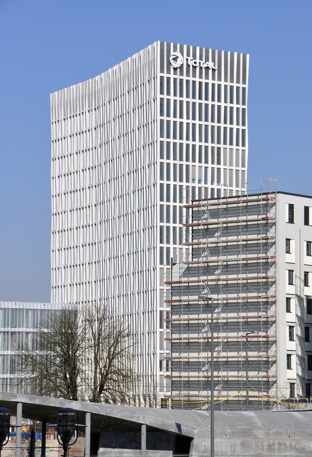 Den Tour Total in Berlin bedecken 1.395 dreidimensionalen Betonfertigteilen