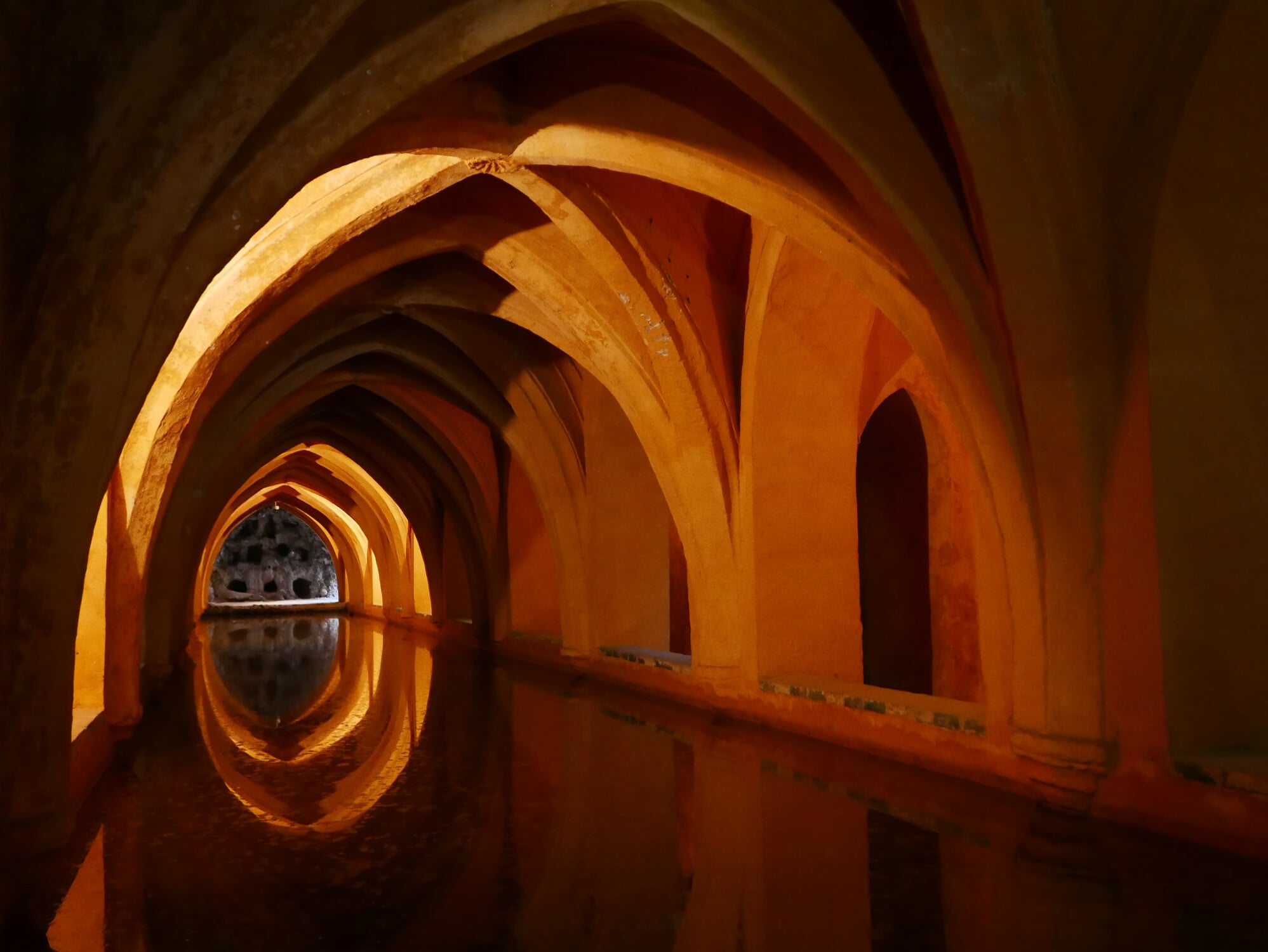 Gewölbekeller im Alcázar von Sevilla