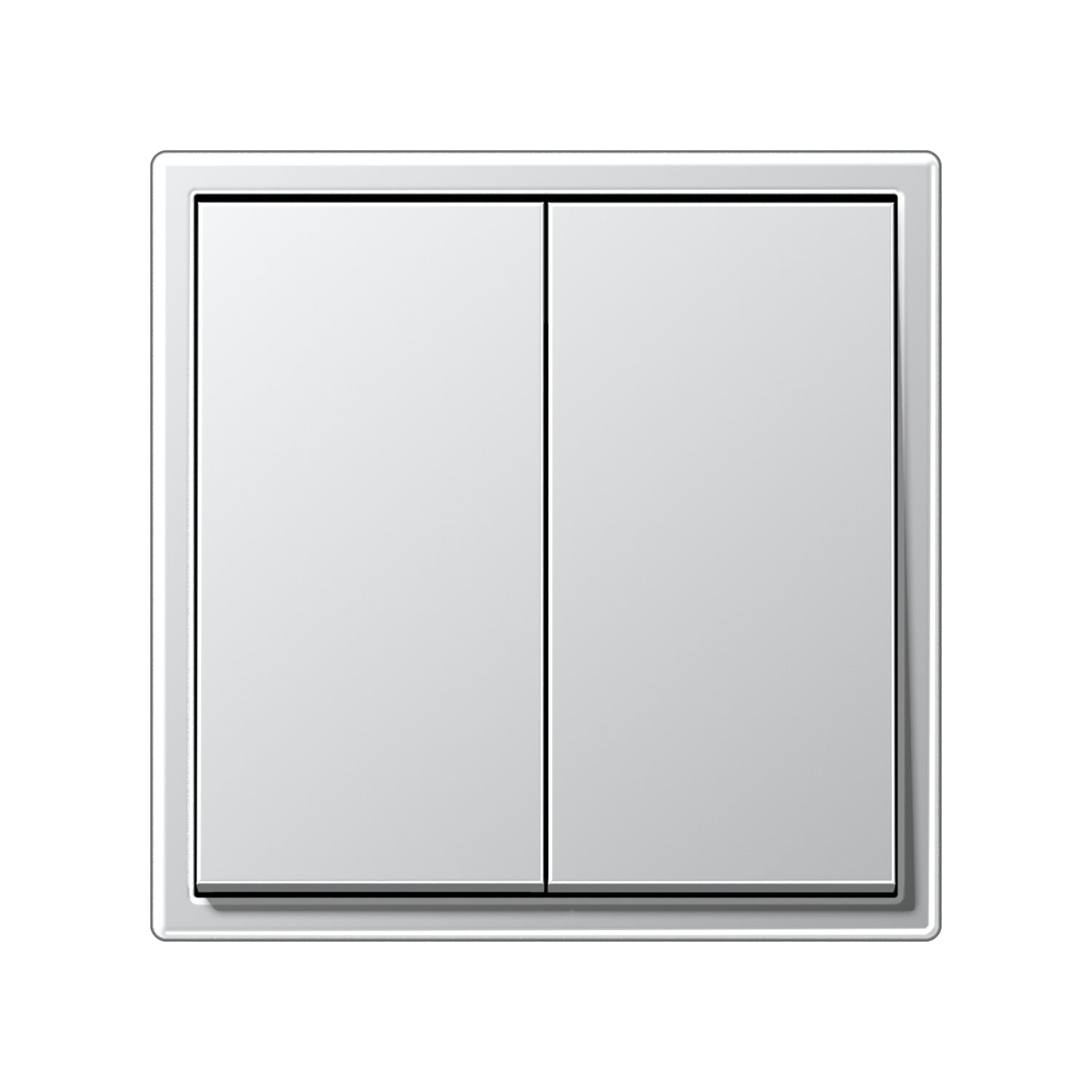Serientastdimmer (Universal LED im Schalterprogramm LS 990 aus Aluminium)